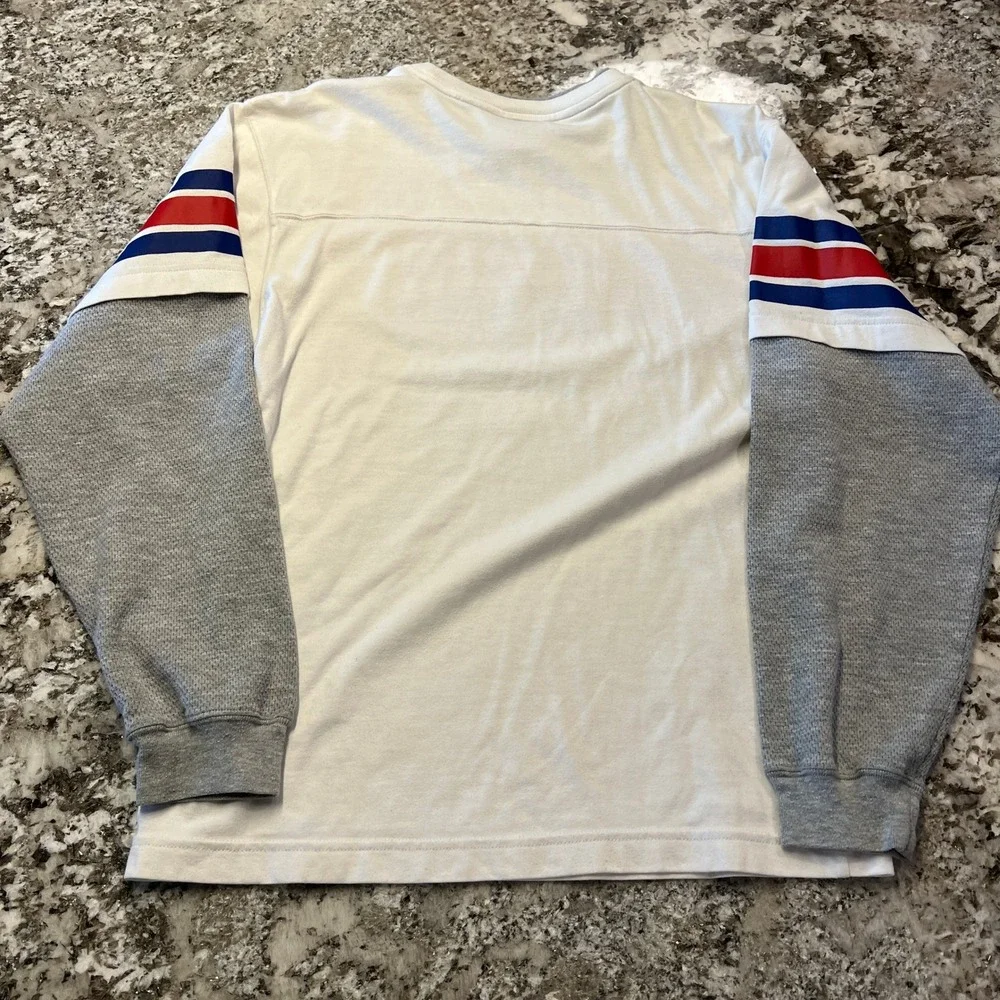 Vintage 2000s New York Giants‎ Reebok NFL Long Sleeve Shirt Large 14/16